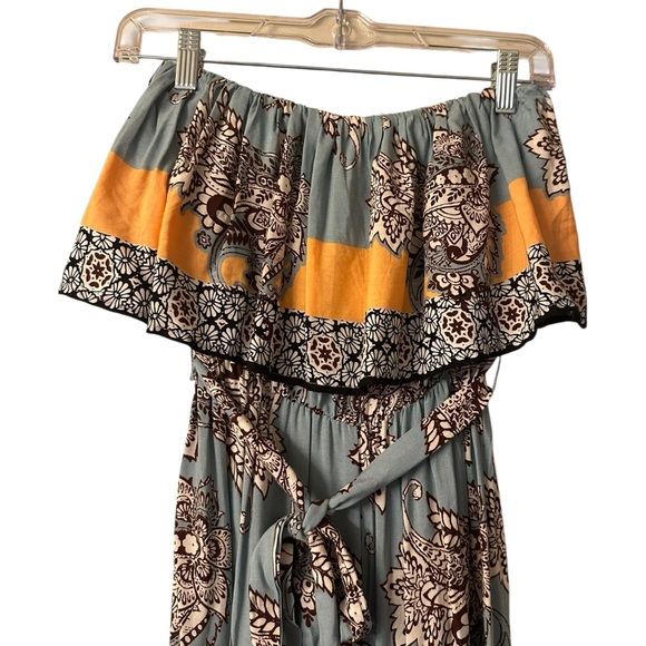 UMGEE Floral‎ Off-Shoulder Jumpsuit - Picture 5 of 8